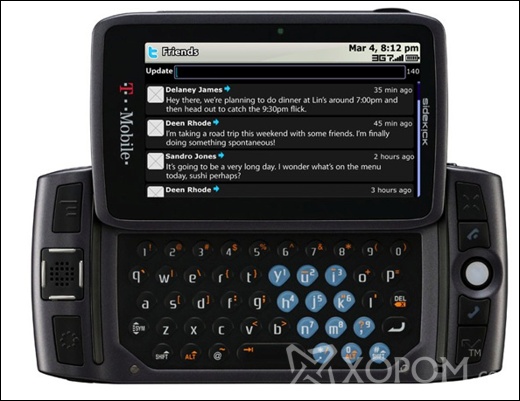 t mobile sidekick lx qwerty phone Top 10 Best Upcoming Cell Phones 2011